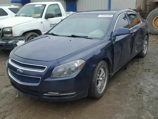 1G1ZG57B694164407 - 2009 CHEVROLET MALIBU LS BLUE photo 2