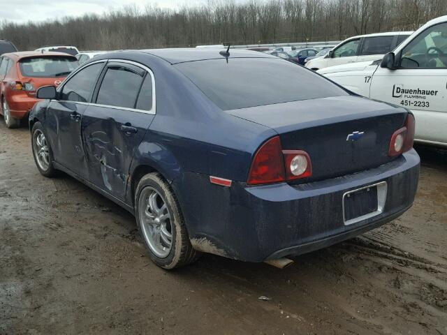 1G1ZG57B694164407 - 2009 CHEVROLET MALIBU LS BLUE photo 3