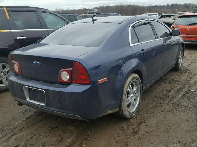 1G1ZG57B694164407 - 2009 CHEVROLET MALIBU LS BLUE photo 4