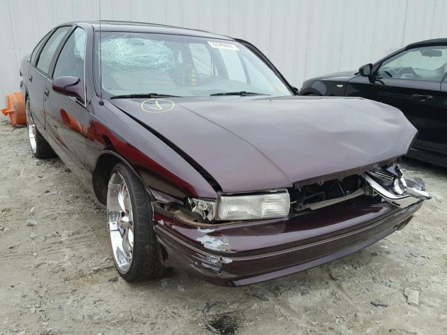 1G1BL52P0SR144209 - 1995 CHEVROLET IMPALA SS MAROON photo 1