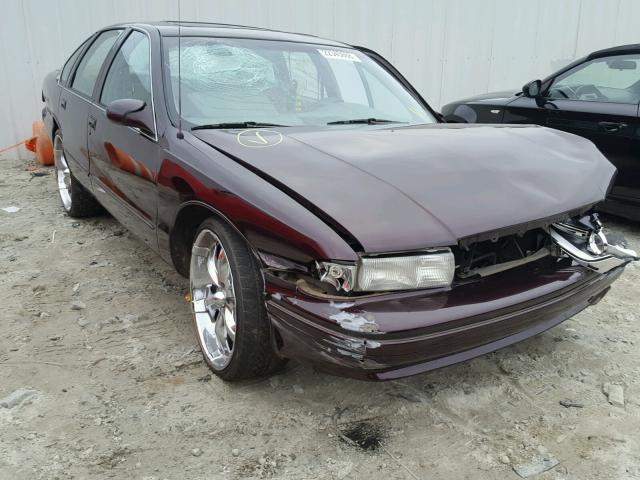 1G1BL52P0SR144209 - 1995 CHEVROLET IMPALA SS MAROON photo 10