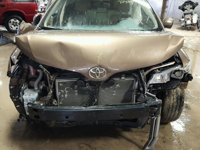 4T3ZK3BB6BU034735 - 2011 TOYOTA VENZA BASE GOLD photo 7