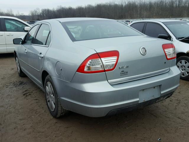 3MEHM07Z57R600808 - 2007 MERCURY MILAN SILVER photo 3