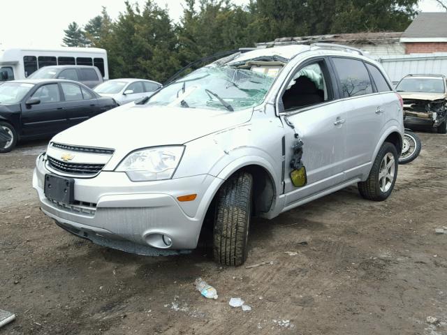 3GNAL3EK8DS542184 - 2013 CHEVROLET CAPTIVA LT SILVER photo 2