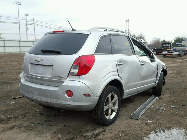 3GNAL3EK8DS542184 - 2013 CHEVROLET CAPTIVA LT SILVER photo 4