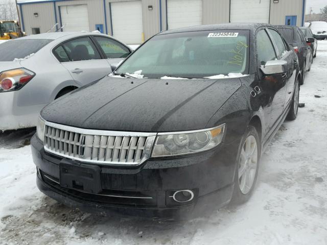 3LNHM28T47R610541 - 2007 LINCOLN MKZ BLACK photo 2