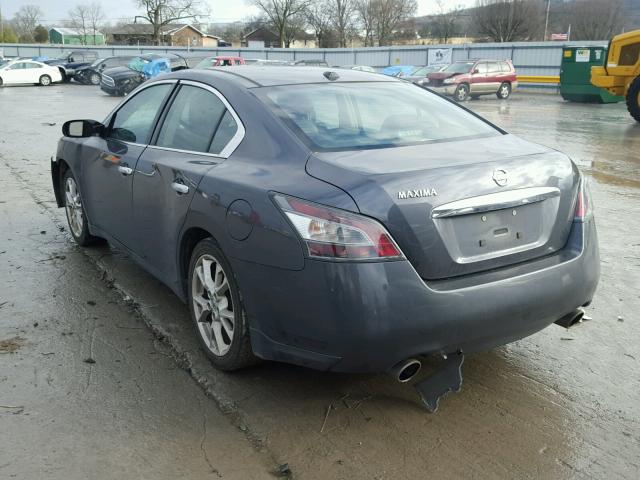 1N4AA5AP3CC842172 - 2012 NISSAN MAXIMA S GRAY photo 3