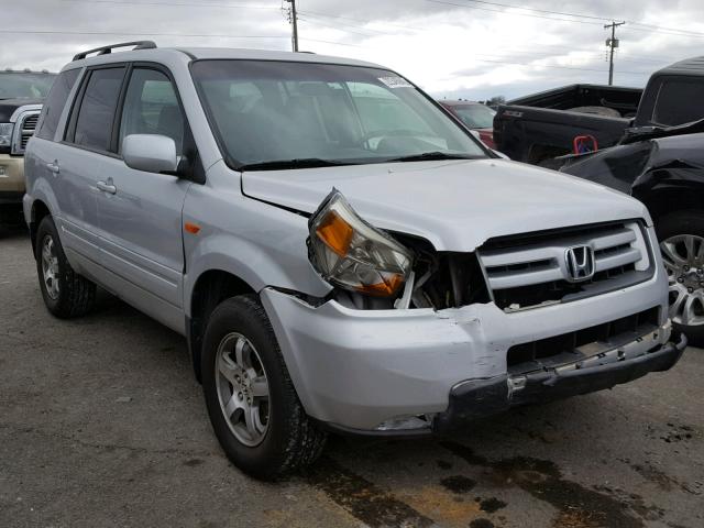 5FNYF28456B038645 - 2006 HONDA PILOT EX SILVER photo 1