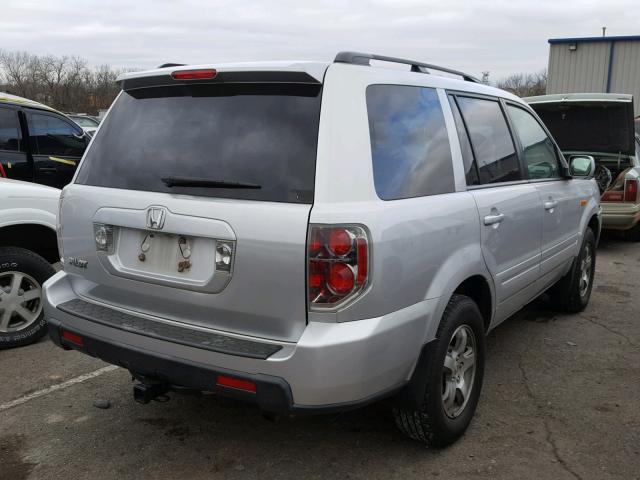 5FNYF28456B038645 - 2006 HONDA PILOT EX SILVER photo 4