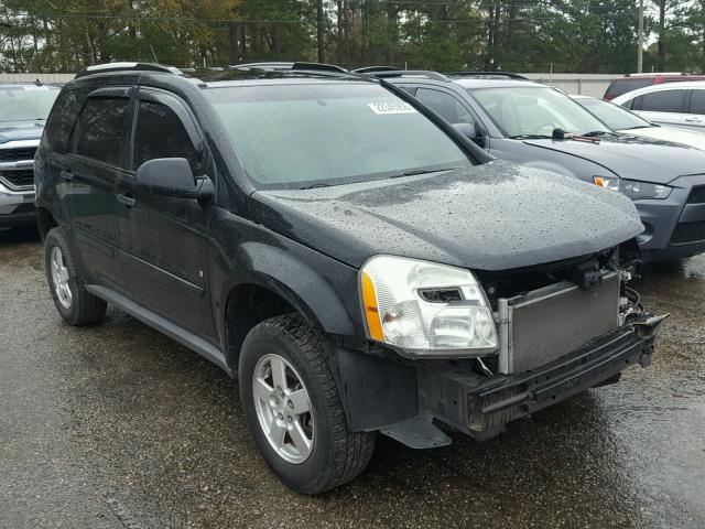 2CNDL13F676090265 - 2007 CHEVROLET EQUINOX LS BLACK photo 1