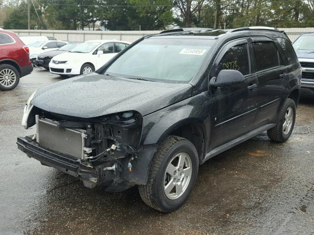 2CNDL13F676090265 - 2007 CHEVROLET EQUINOX LS BLACK photo 2