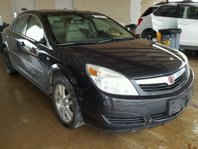 1G8ZS57N18F230794 - 2008 SATURN AURA XE BLACK photo 1