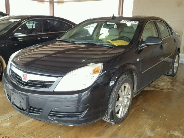 1G8ZS57N18F230794 - 2008 SATURN AURA XE BLACK photo 2