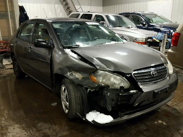 2T1BR32E97C783103 - 2007 TOYOTA COROLLA CE GRAY photo 1