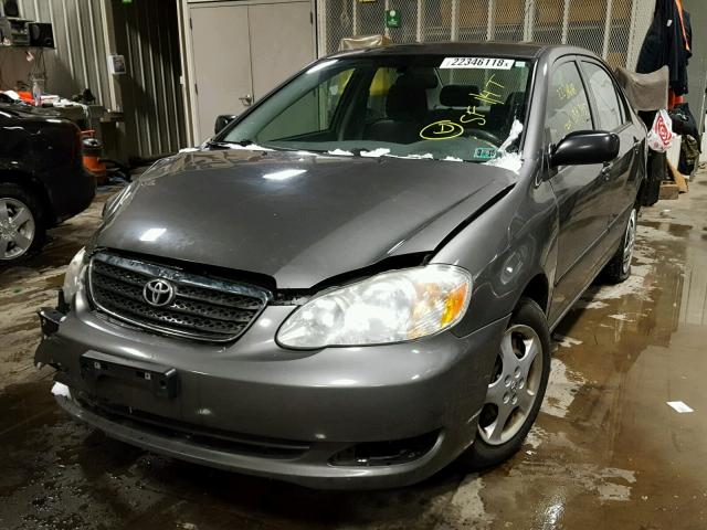 2T1BR32E97C783103 - 2007 TOYOTA COROLLA CE GRAY photo 2