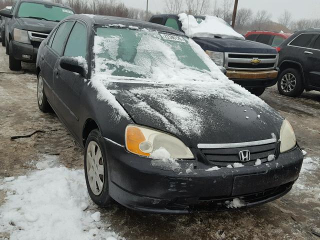 1HGES26783L036832 - 2003 HONDA CIVIC EX BLACK photo 1