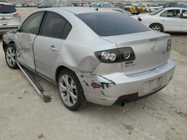 JM1BK323481868746 - 2008 MAZDA 3 S SILVER photo 3