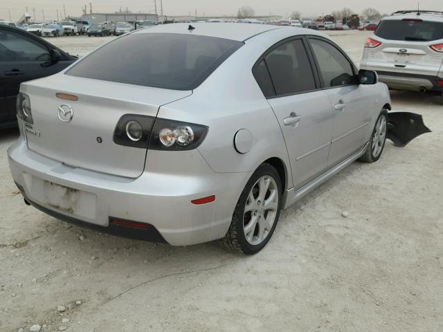 JM1BK323481868746 - 2008 MAZDA 3 S SILVER photo 4