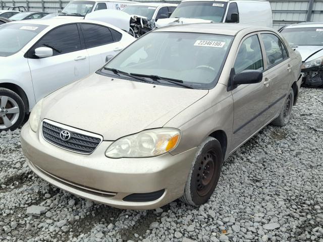 1NXBR32E26Z688394 - 2006 TOYOTA COROLLA CE GOLD photo 2