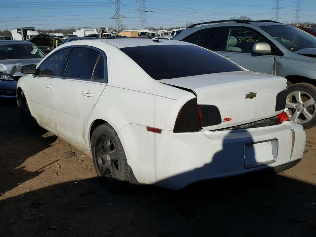 1G1ZB5EB4AF246517 - 2010 CHEVROLET MALIBU LS WHITE photo 3