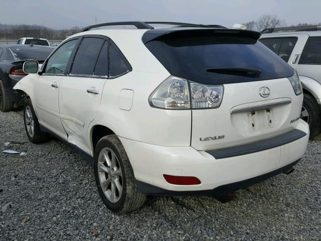 2T2GK31U18C054464 - 2008 LEXUS RX 350 WHITE photo 3