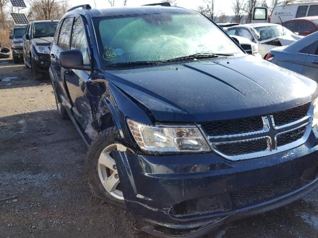 3C4PDCABXFT708045 - 2015 DODGE JOURNEY SE BLUE photo 1