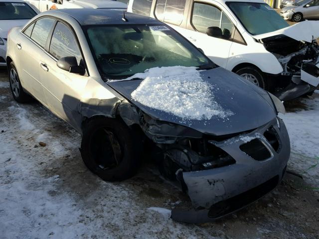 1G2ZF57B184120277 - 2008 PONTIAC G6 VALUE L SILVER photo 1