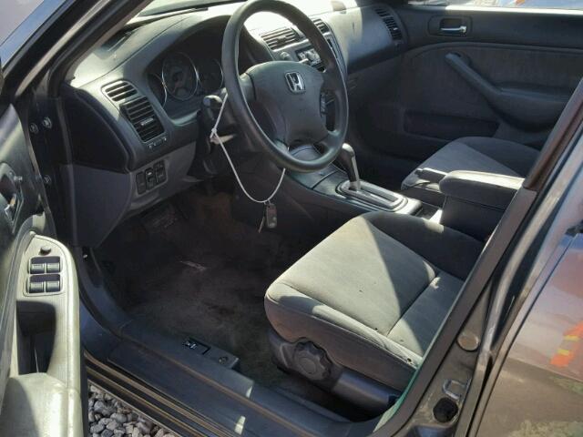 2HGES26764H604686 - 2004 HONDA CIVIC EX GRAY photo 9