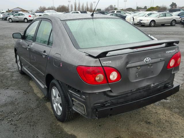 1NXBR32E05Z463177 - 2005 TOYOTA COROLLA CE GRAY photo 3