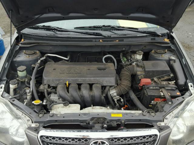 1NXBR32E05Z463177 - 2005 TOYOTA COROLLA CE GRAY photo 7