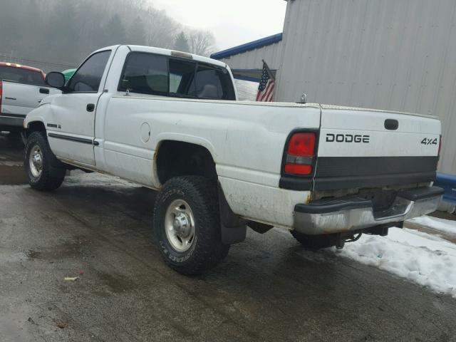 3B7KF26ZXYM219002 - 2000 DODGE RAM 2500 WHITE photo 3