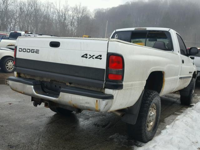 3B7KF26ZXYM219002 - 2000 DODGE RAM 2500 WHITE photo 4