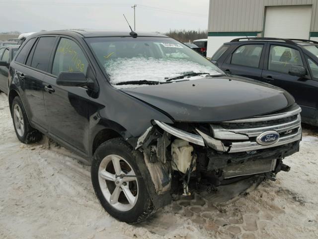 2FMDK4JC2DBB34004 - 2013 FORD EDGE SEL BLACK photo 1