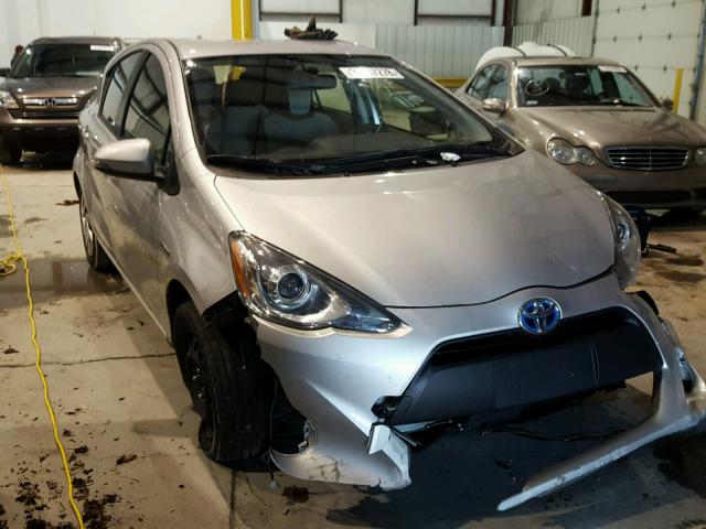 JTDKDTB33F1090852 - 2015 TOYOTA PRIUS C SILVER photo 1