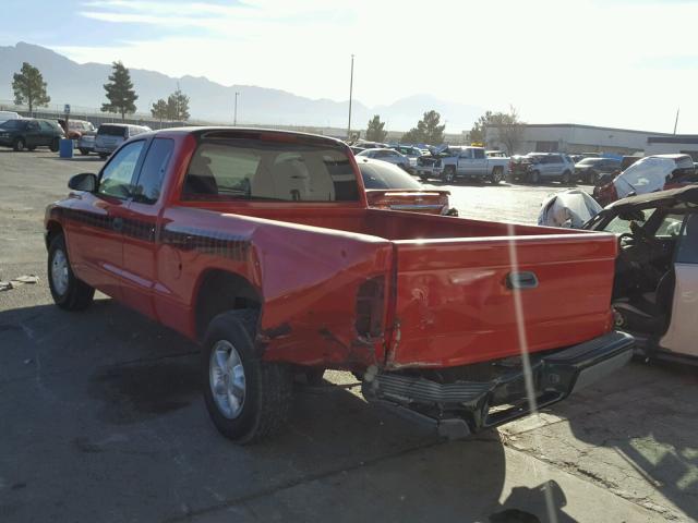 1B7GL22X8WS501114 - 1998 DODGE DAKOTA TWO TONE photo 3