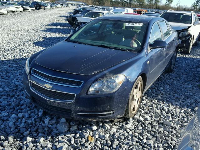 1G1ZJ577584303664 - 2008 CHEVROLET MALIBU 2LT BLUE photo 2