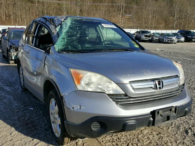 JHLRE48707C051365 - 2007 HONDA CR-V EXL SILVER photo 1