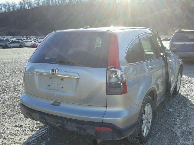 JHLRE48707C051365 - 2007 HONDA CR-V EXL SILVER photo 4