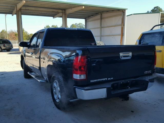 1GTEC19C67Z639067 - 2007 GMC NEW SIERRA BLACK photo 3