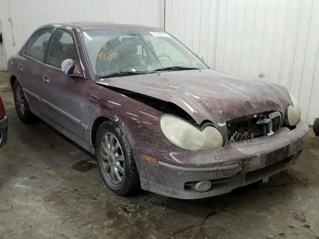 KMHWF35H24A986605 - 2004 HYUNDAI SONATA GLS BURGUNDY photo 1