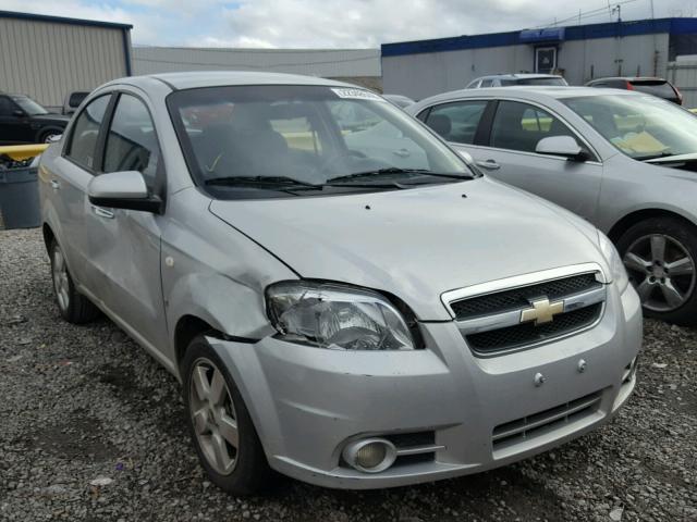 KL1TG56678B058907 - 2008 CHEVROLET AVEO LT SILVER photo 1