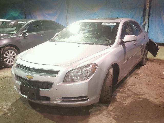 1G1ZC5E19BF213051 - 2011 CHEVROLET MALIBU 1LT SILVER photo 2