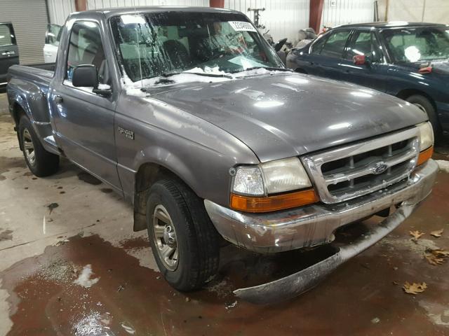 1FTYR10V7YPB07818 - 2000 FORD RANGER GRAY photo 1