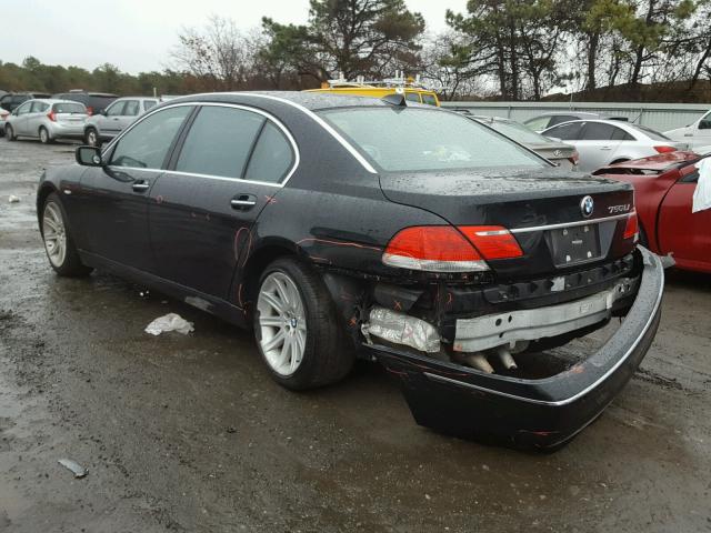 WBAHN83546DT60252 - 2006 BMW 750 LI BLACK photo 3