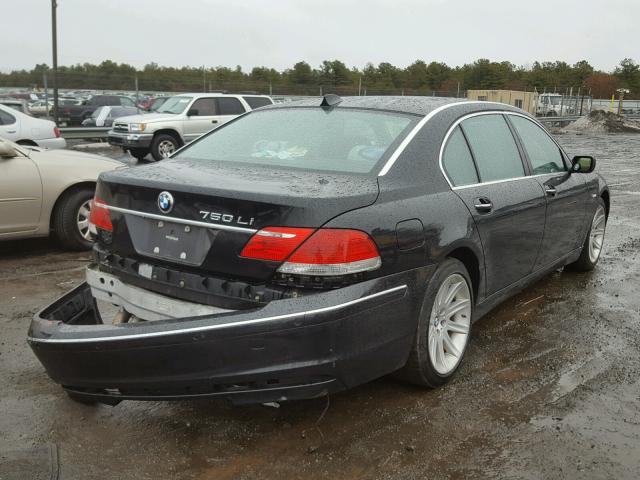 WBAHN83546DT60252 - 2006 BMW 750 LI BLACK photo 4