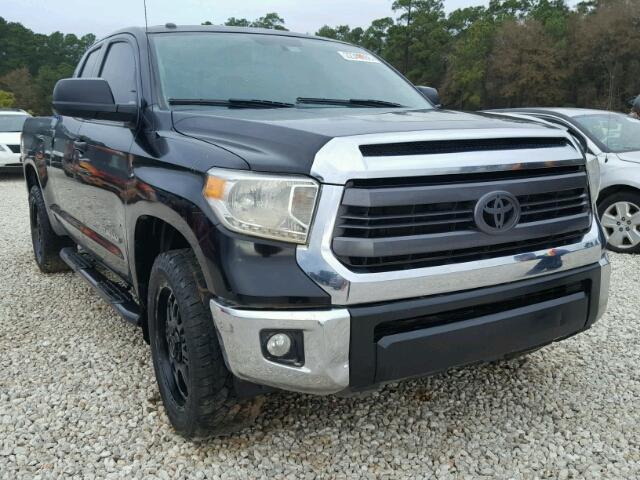 5TFRM5F16EX075664 - 2014 TOYOTA TUNDRA DOU BLACK photo 1