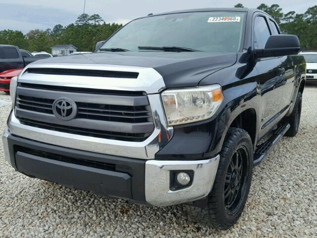 5TFRM5F16EX075664 - 2014 TOYOTA TUNDRA DOU BLACK photo 2