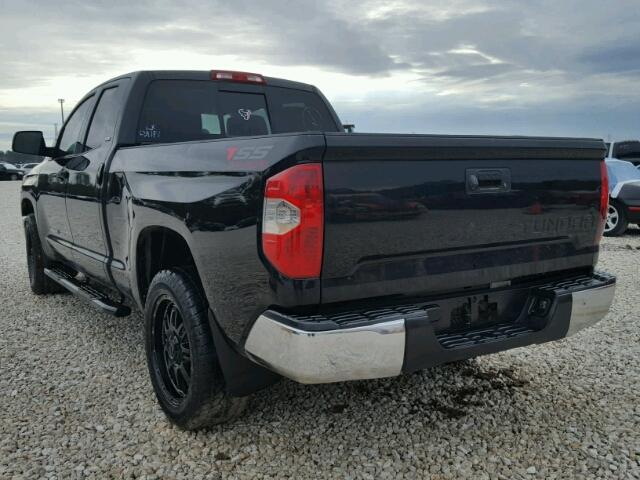 5TFRM5F16EX075664 - 2014 TOYOTA TUNDRA DOU BLACK photo 3