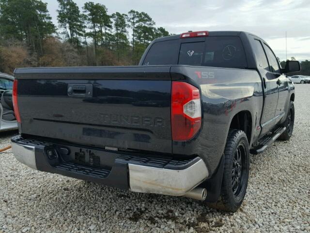 5TFRM5F16EX075664 - 2014 TOYOTA TUNDRA DOU BLACK photo 4