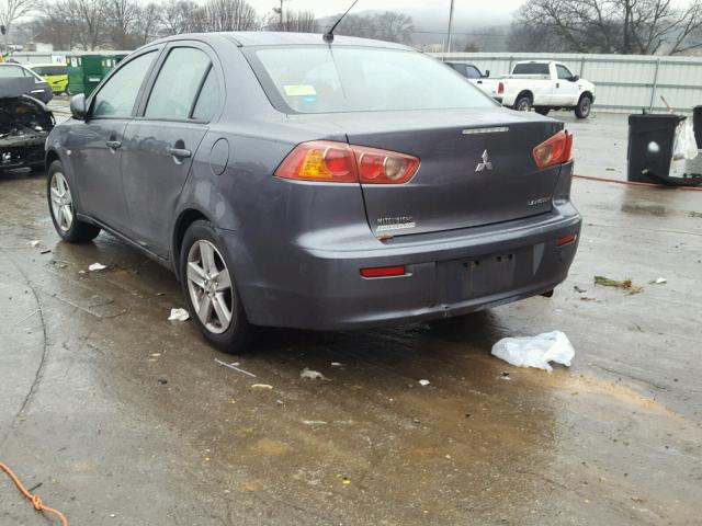 JA3AU26U89U016627 - 2009 MITSUBISHI LANCER ES/ GRAY photo 3